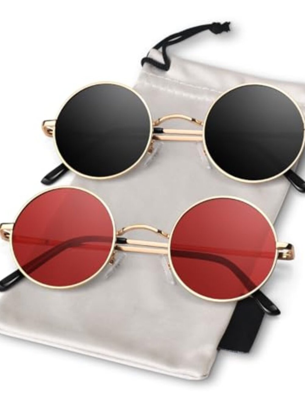 Round‎ Sunglasses Men Womens Shades Polarized Retro Circle UV400 Sun